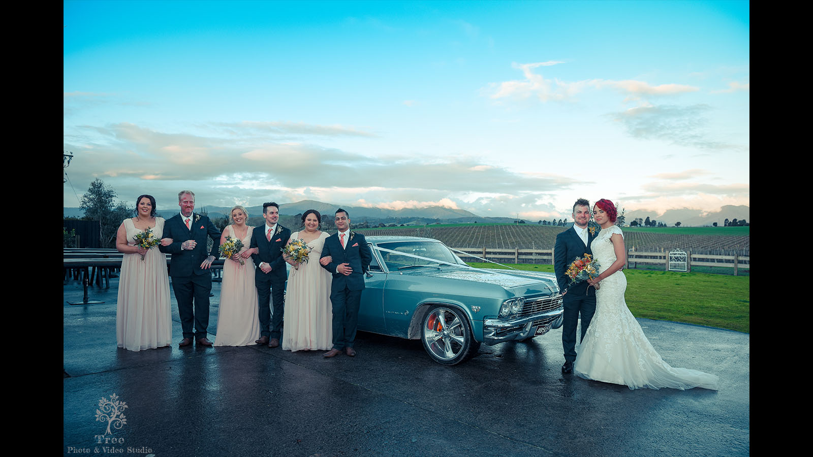 Winery Wedding Photo