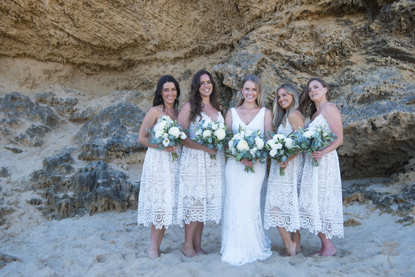 all smiles sorrento ocean beach bridesmaid