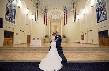 Wedding Photo at Victoria Police Academy Chapel