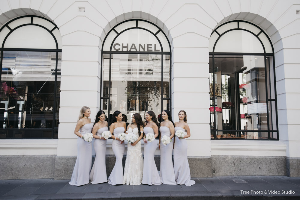 Chanel Melbourne City Wedding Photography