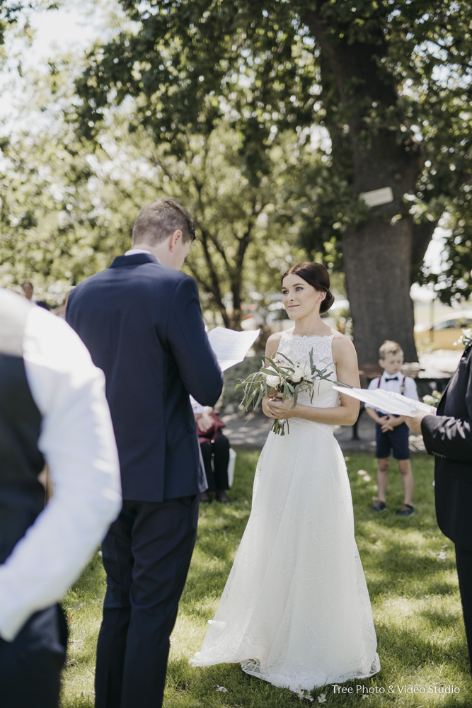 Groom Read His Wedding Vows