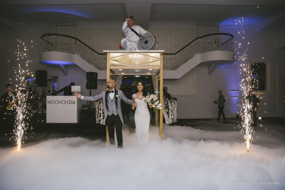 Wedding Ceiling and Lighting Hire at the Reception