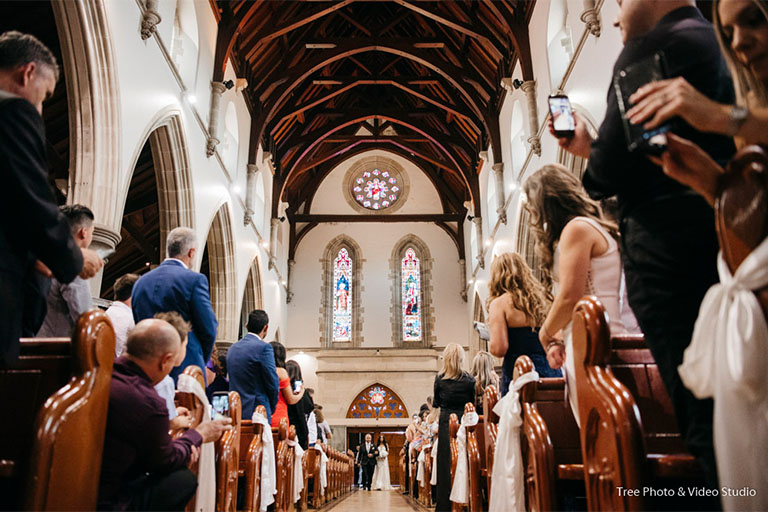 Melbourne Wedding Ceremony Location St Ignatius Catholic Church