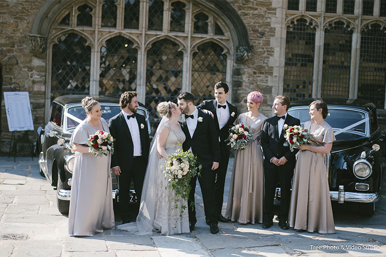 Montsalvat Wedding photo with hashtag ideas