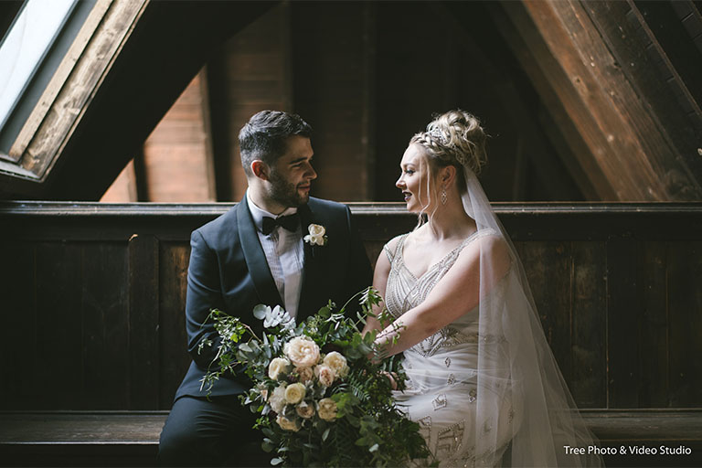 Mollie and James's Boho Wedding at Montsalvat