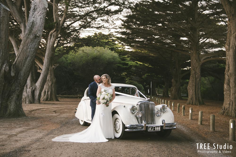 Rebecca and Troy's Wedding Car