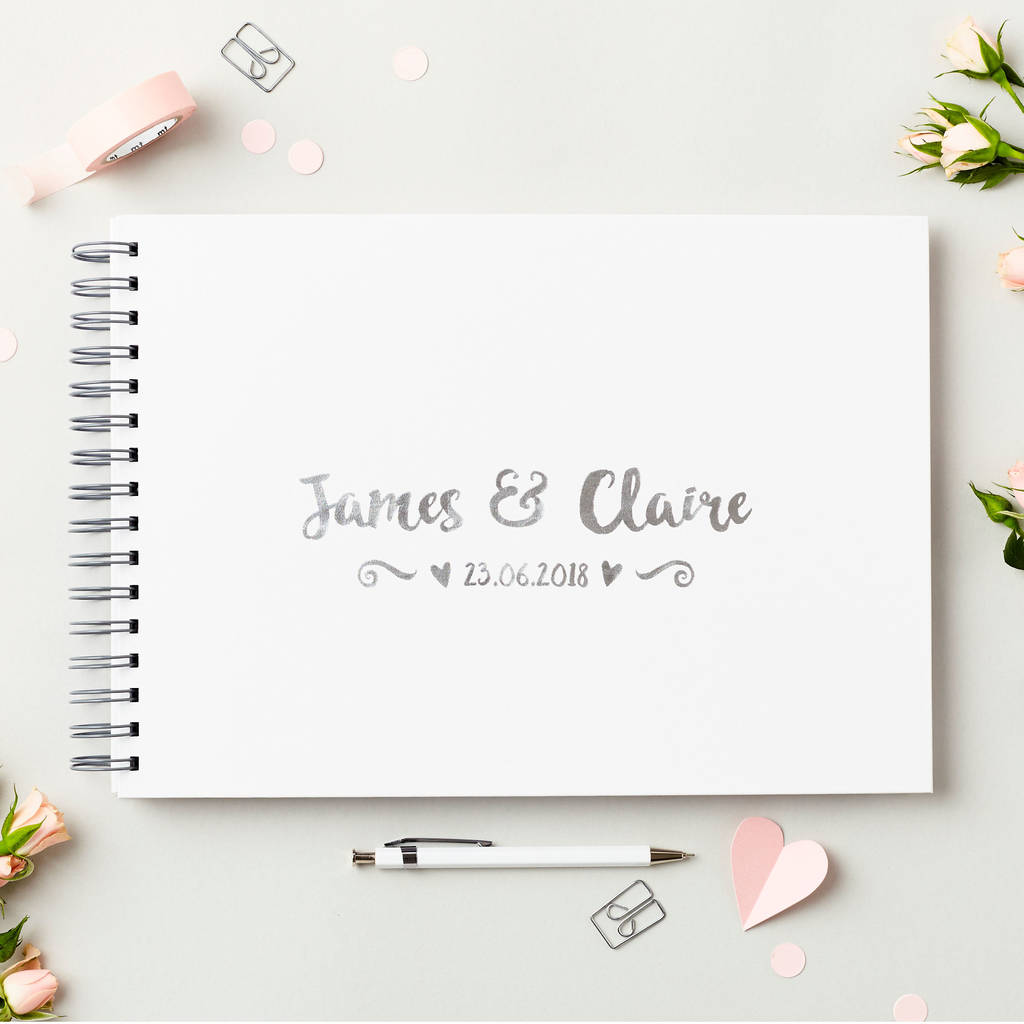 original personalised names wedding guest book - 7 Steps To Make Your Wedding Guest List