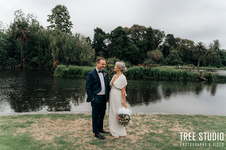 Melbourne wedding photographer takes photo of couples portrait