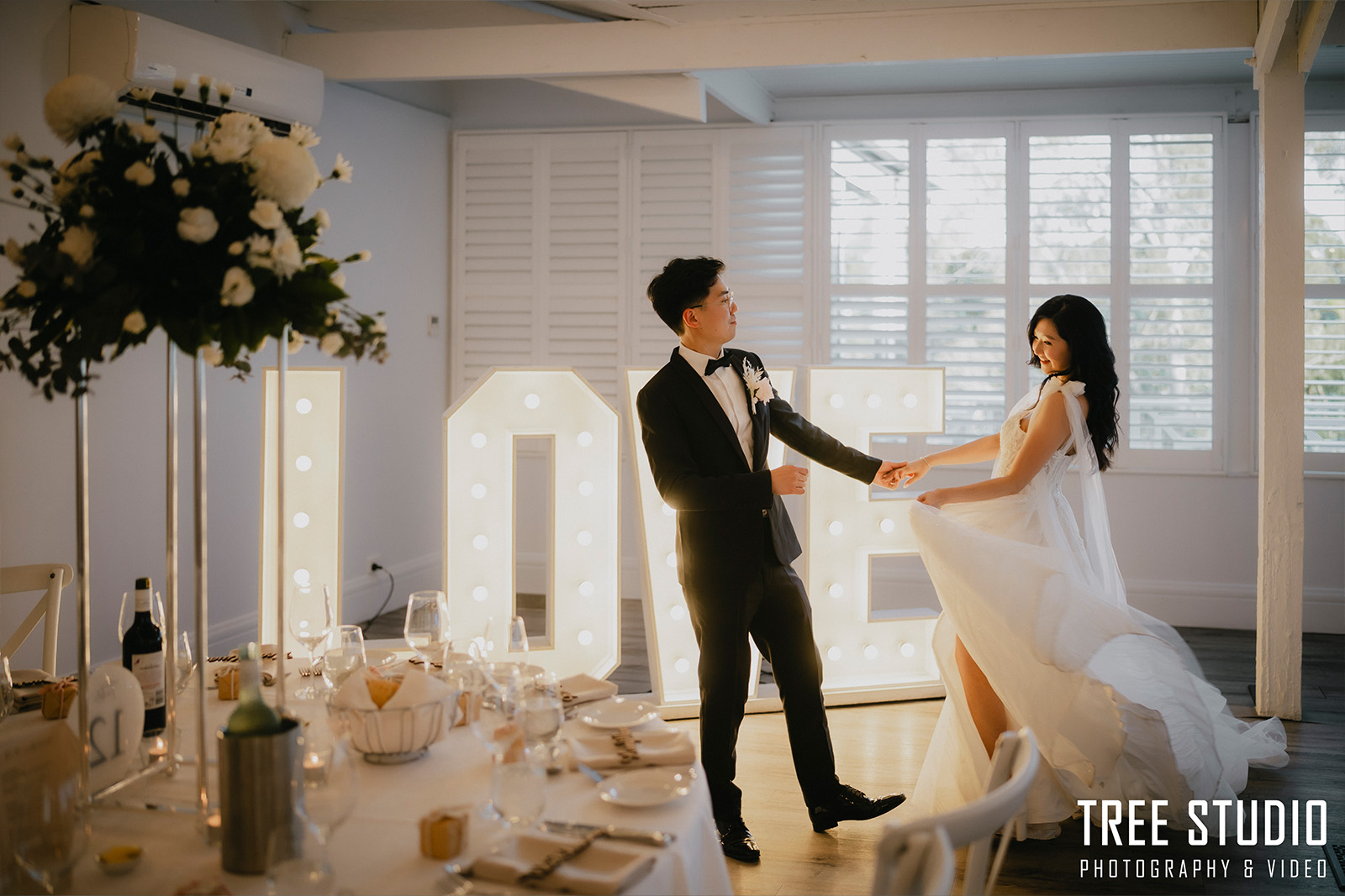 Melbourne wedding photographer takes photo of couple portrait