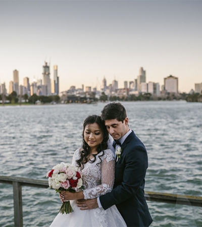Joel & kim @ albert park carousel