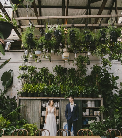 Francesca & adam @ glasshaus inside