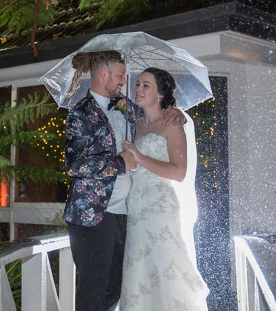 Liz & chris @ poet’s lane reception